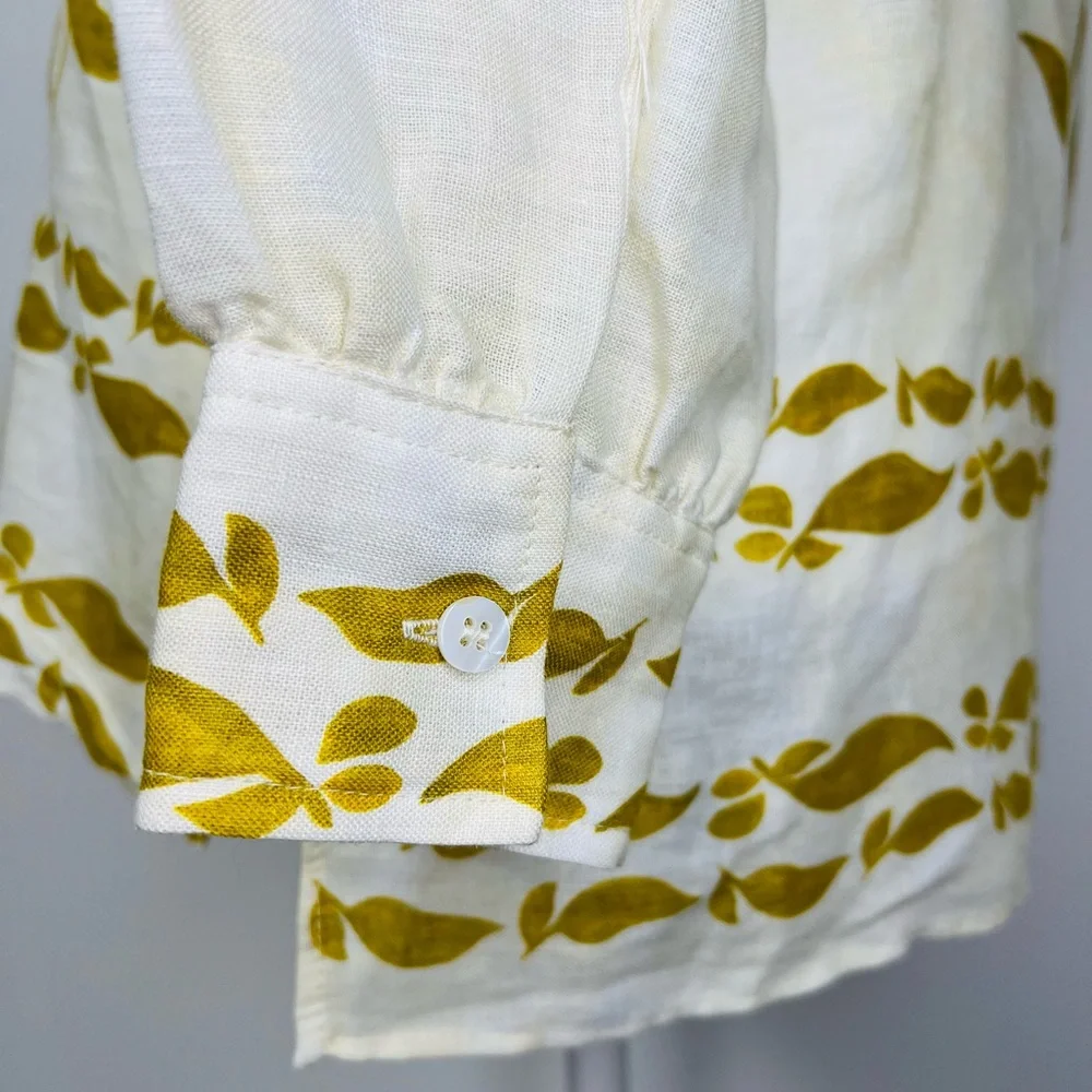 Zara Cream High-Neck Top - Picture 4 of 8